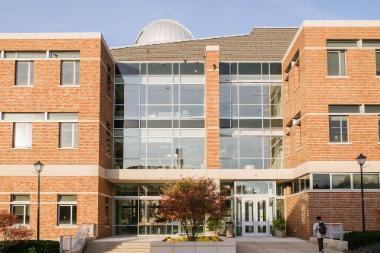 Wheaton College Meyer Science Center Exterior in Sun