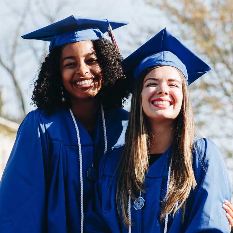 CVC Annual Report 2018 Cover - Two Female Wheaton College IL Graduates