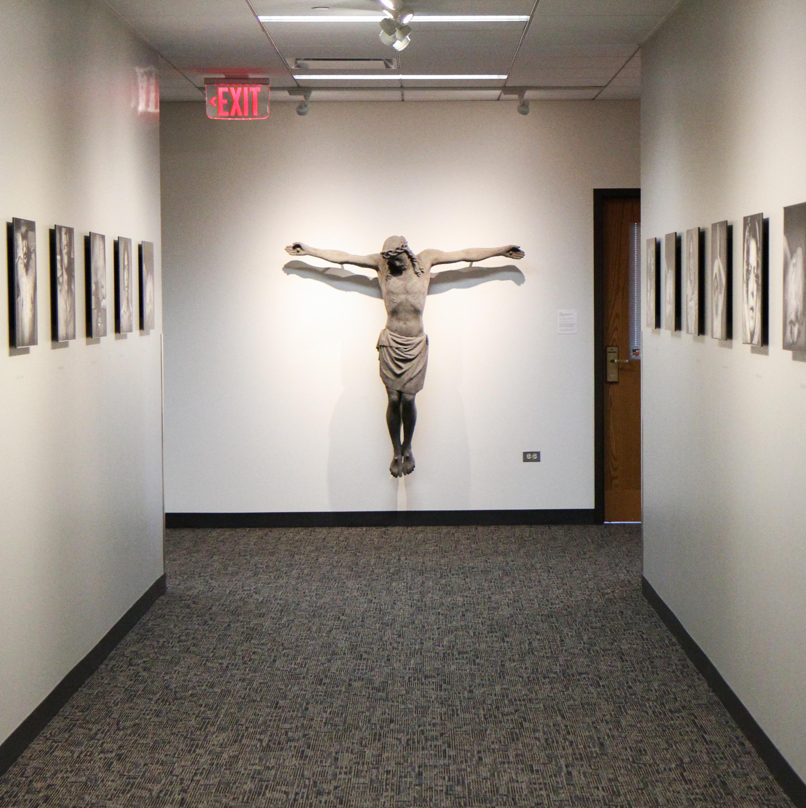 Corpus Statue at the Billy Graham Center Wheaton College