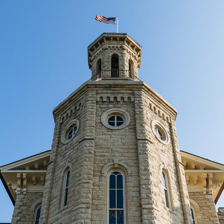 Blanchard Hall Tower Wheaton College IL