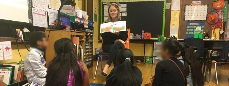 teacher reading to her class 2