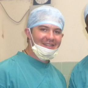 Matt Fenlason in operating room