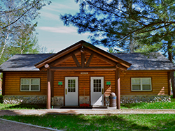 Outside view of River Cabins