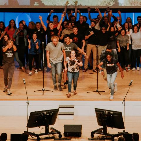 Orientation Chapel Image on Stage