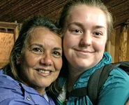 Student with home stay family