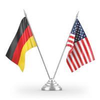 German and American Flags