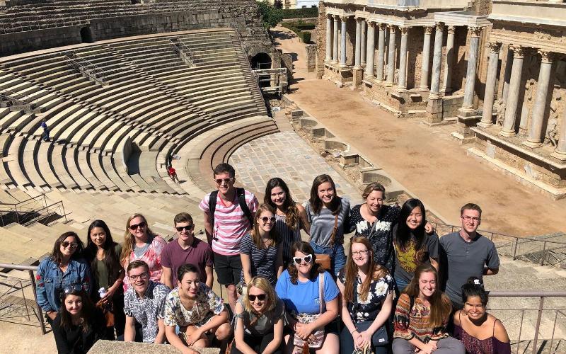 Wheaton College IL Students in Spain