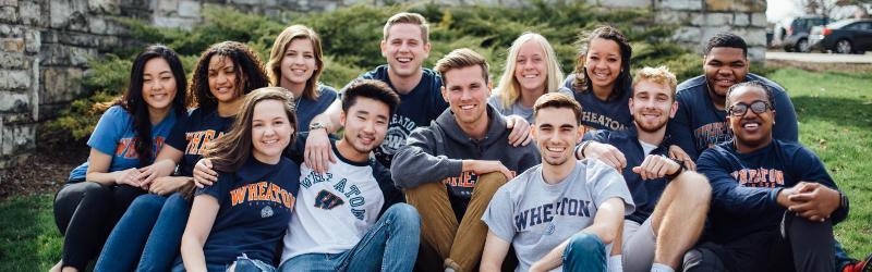Wheaton College Students Wearing Wheaton Swag